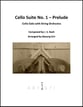 Cello Suite #1 - Prelude Orchestra sheet music cover